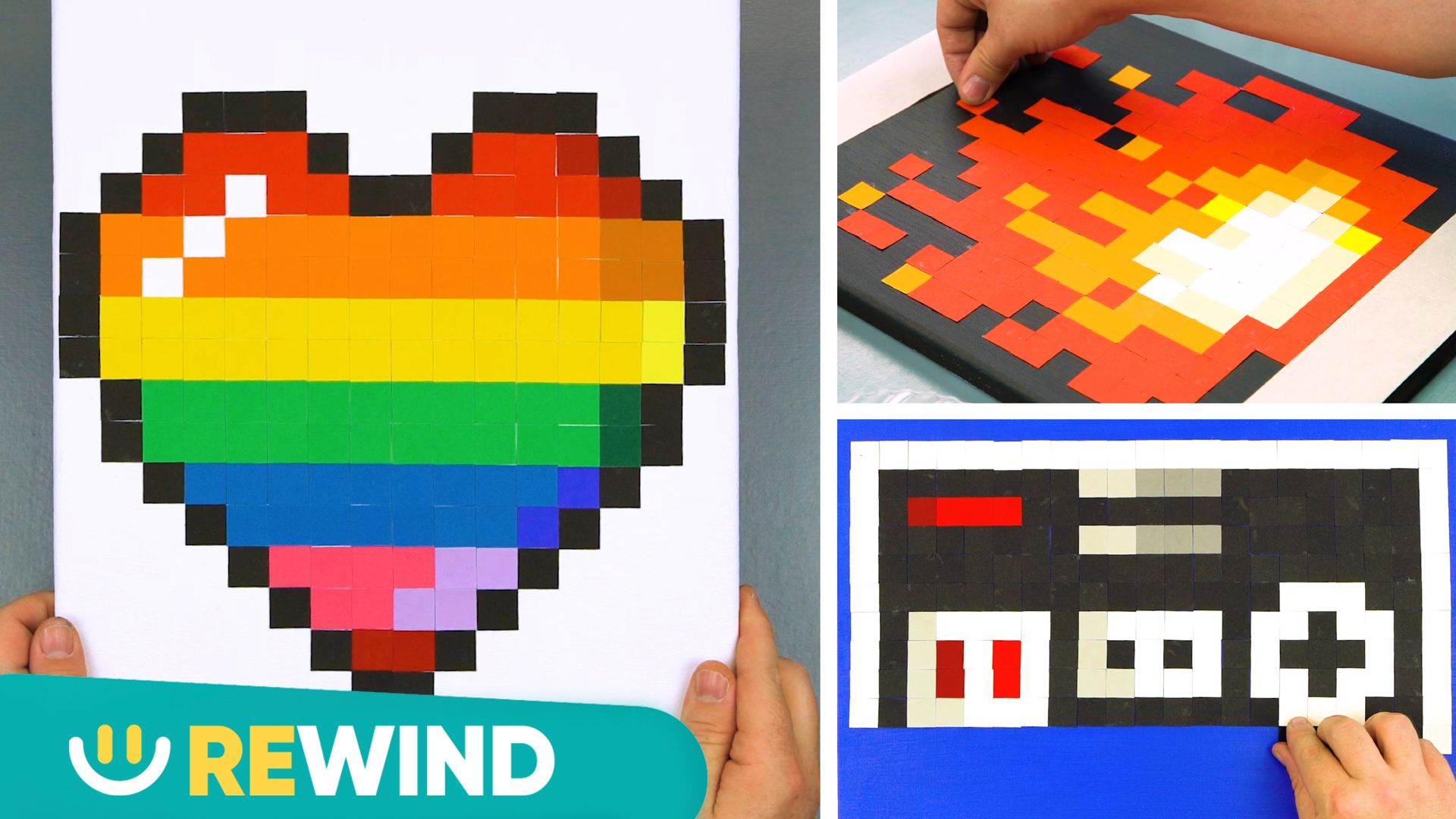 3 Super Easy Pixel Art Works That Everyone Can Make